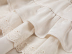 Layered jacquard tiered skirt