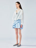 Layered lace camisole shirt