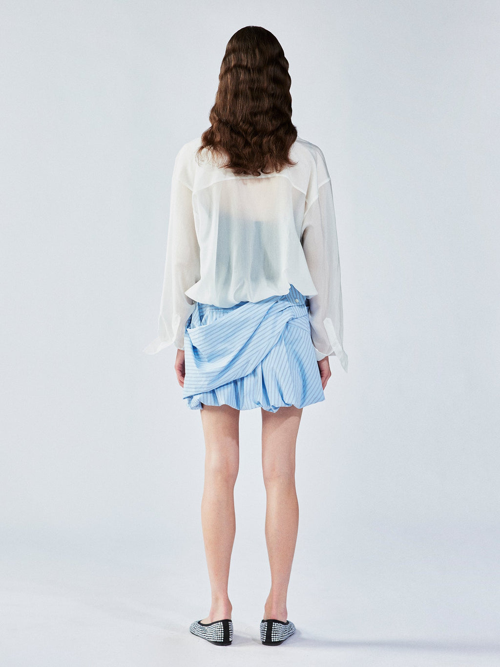 Layered lace camisole shirt
