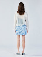 Layered lace camisole shirt