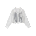 Layered lace camisole shirt