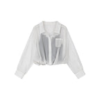 Layered lace camisole shirt