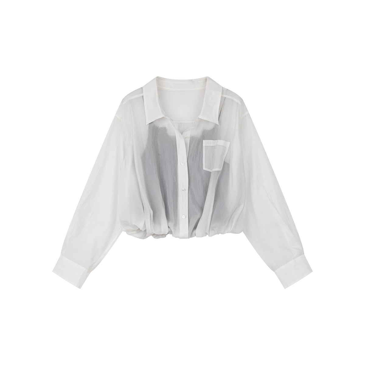 Layered lace camisole shirt