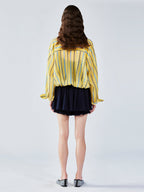 Layered lace camisole shirt