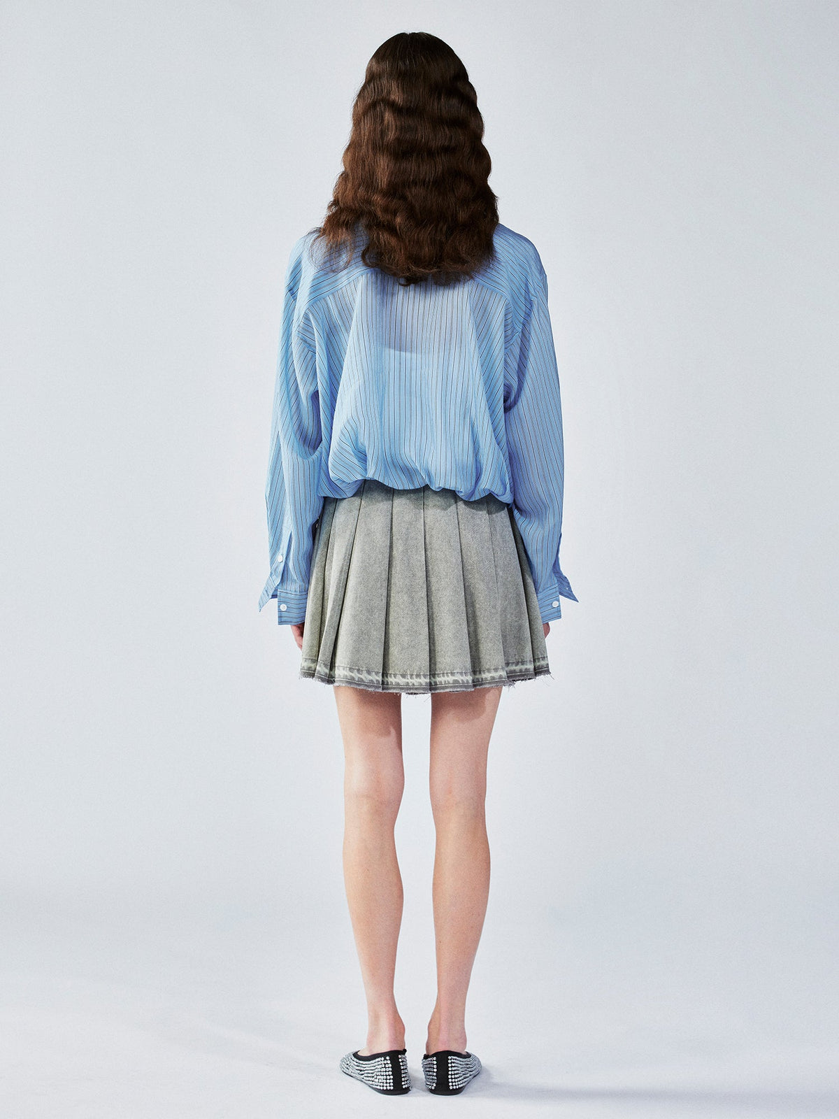 Layered lace camisole shirt