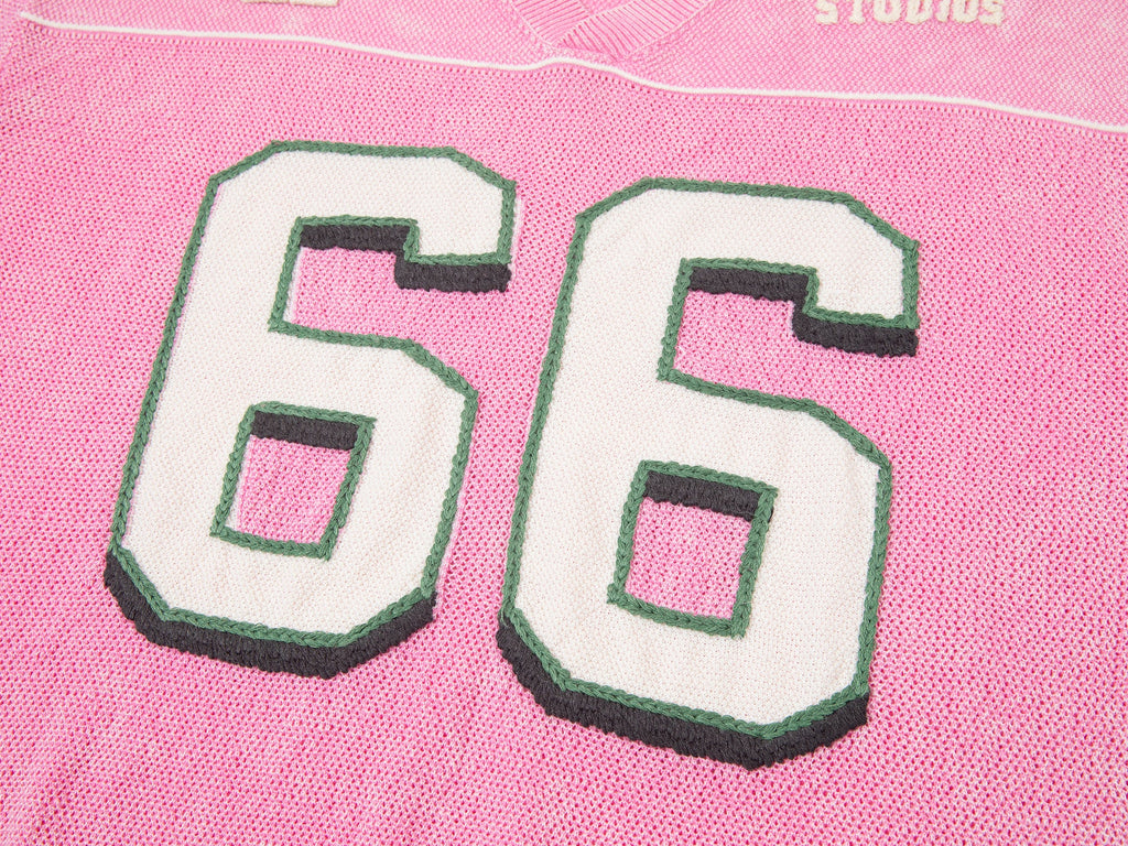 Jersey-style knit t-shirt