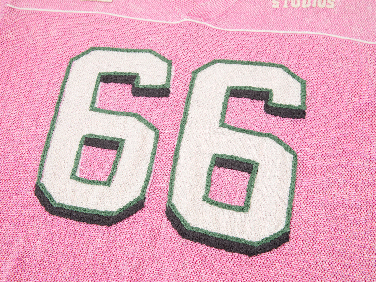 Jersey-style knit t-shirt