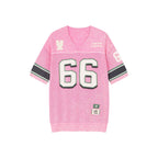 Jersey-style knit t-shirt