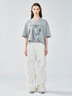 Vintage t-shirt with lifted hem