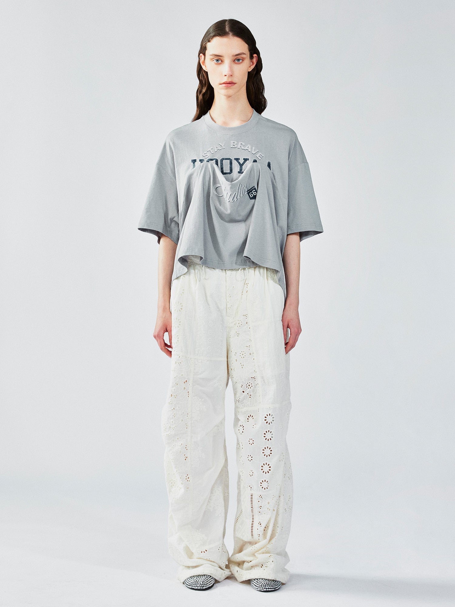 Vintage t-shirt with lifted hem