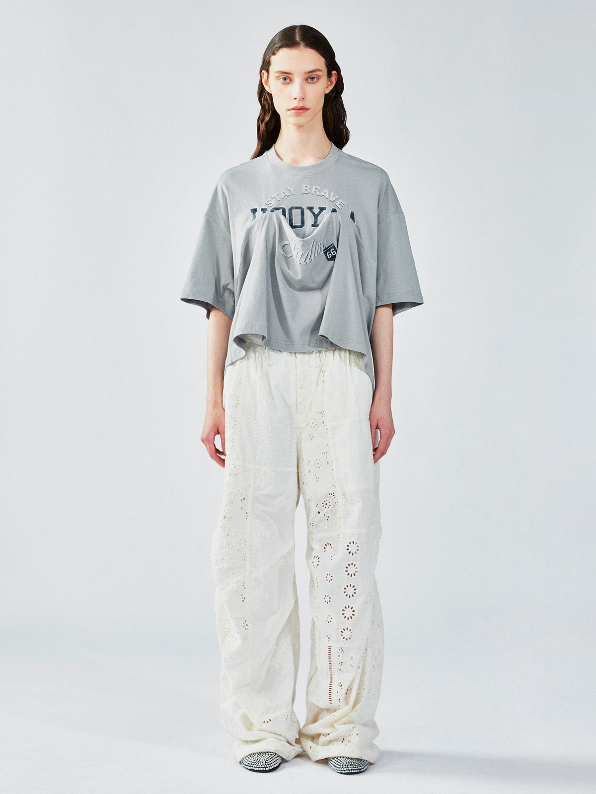 Vintage t-shirt with lifted hem