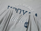 Vintage t-shirt with lifted hem
