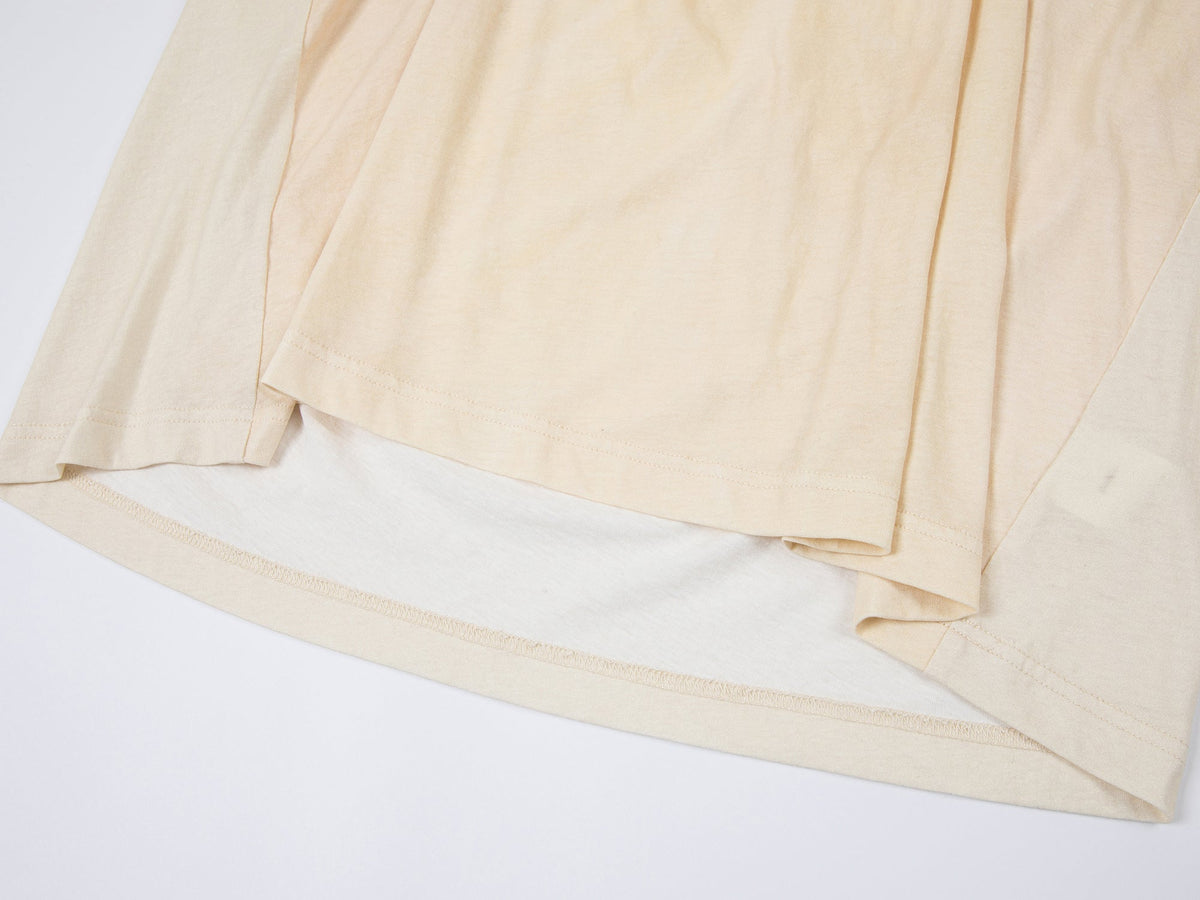 Cat print t-shirt with lifted hem