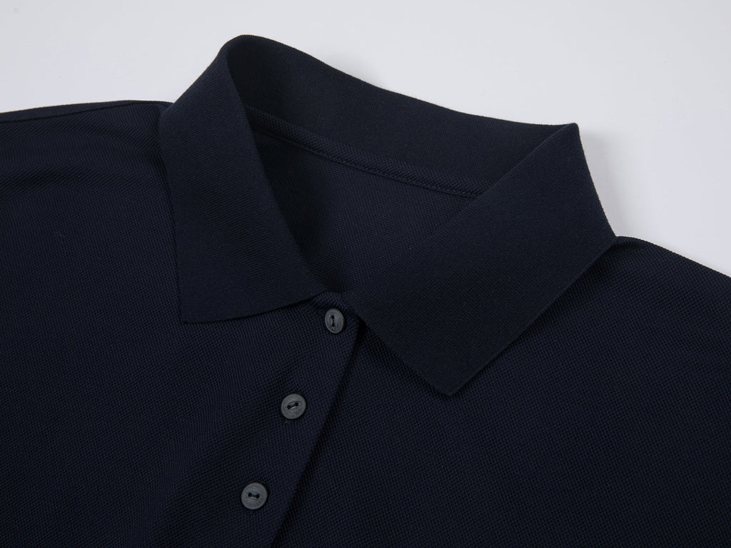 Faux-layered shirt & polo t-shirt