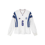 Remake jersey with ruffle hem