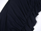 Gathered polo dress