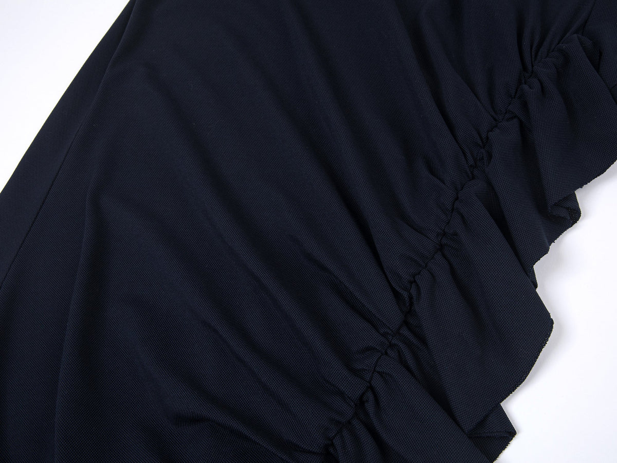 Gathered polo dress