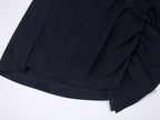 Gathered polo dress