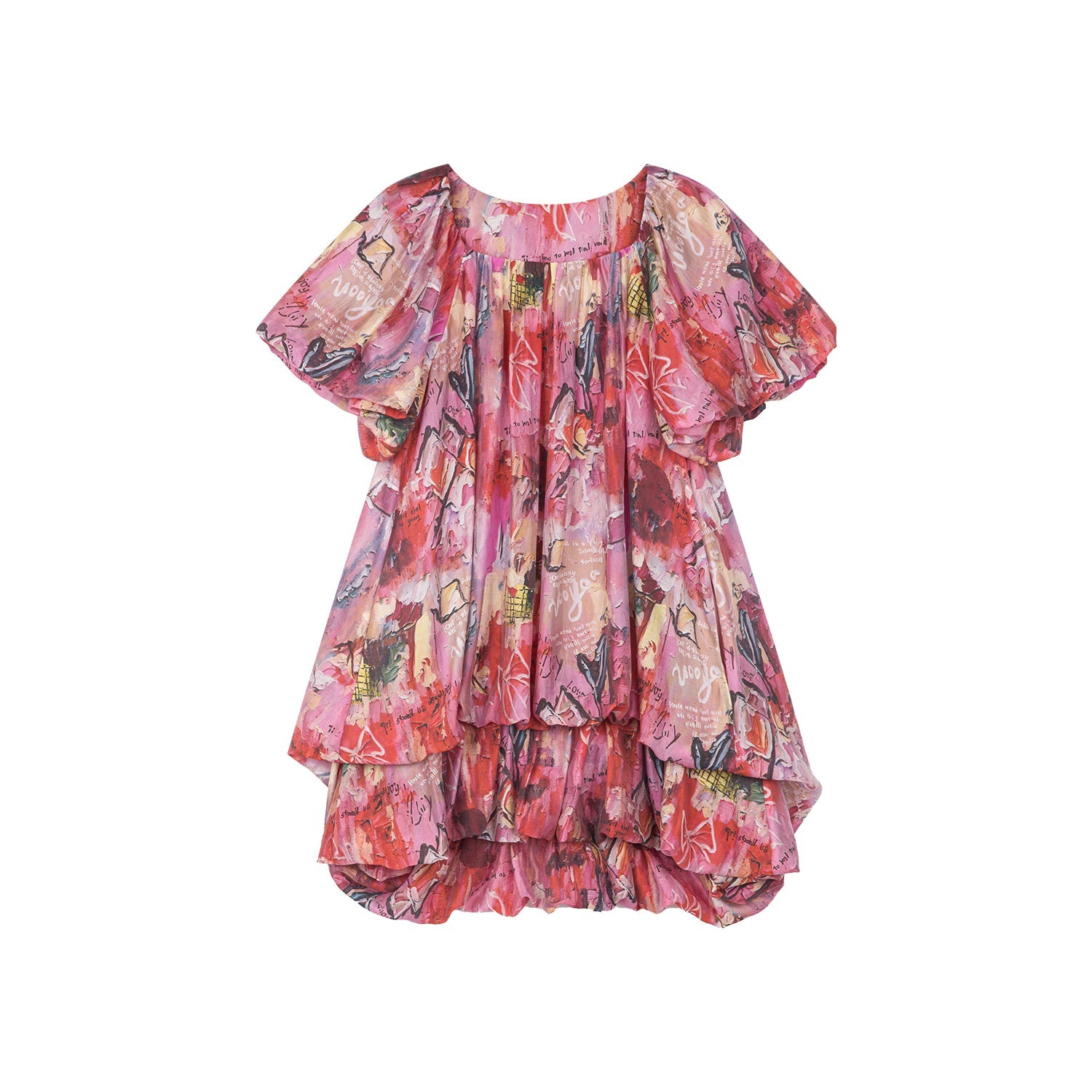 Graffiti tulip dress