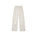 Openwork embroidered cargo pants