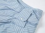 A mini skirt inspired by men's shirts