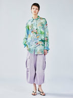 Hand-painted watercolor shirt
