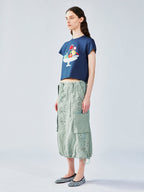 Food-Platter appliqué t-shirt