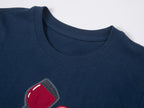 Food-Platter appliqué t-shirt