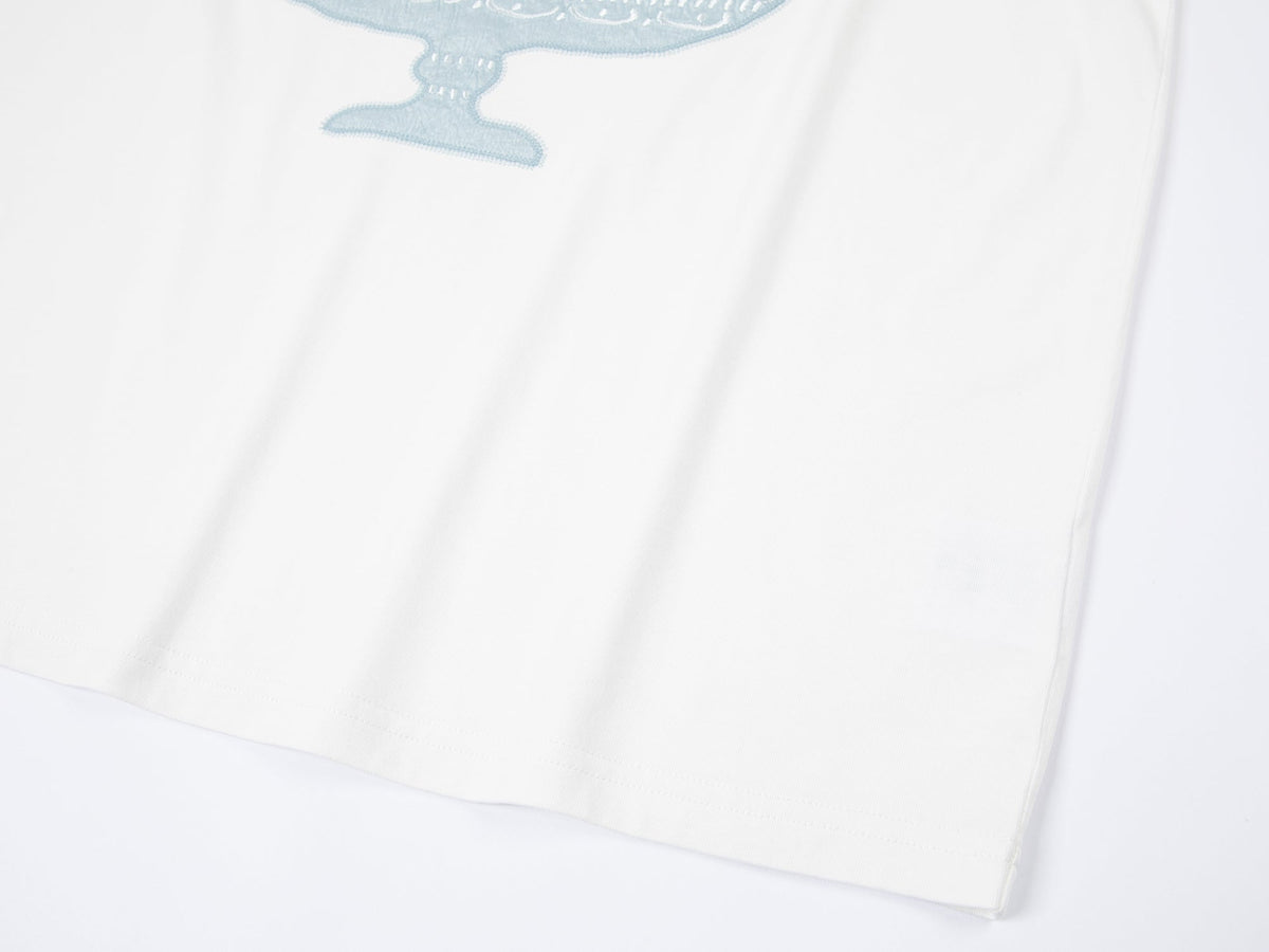 Food-Platter appliqué t-shirt