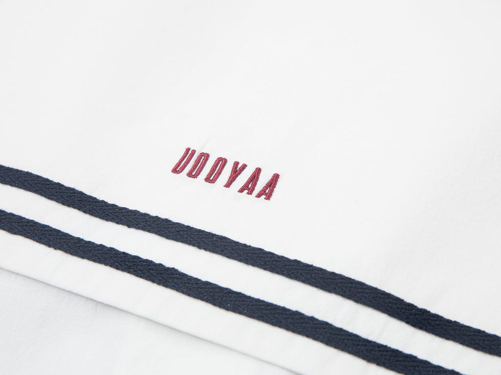 Collegiate sailor-collar dress