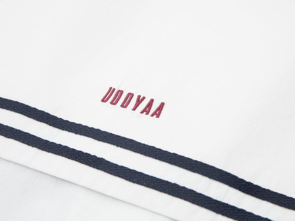 Collegiate sailor-collar dress
