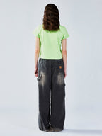 Tencel denim cargo pants