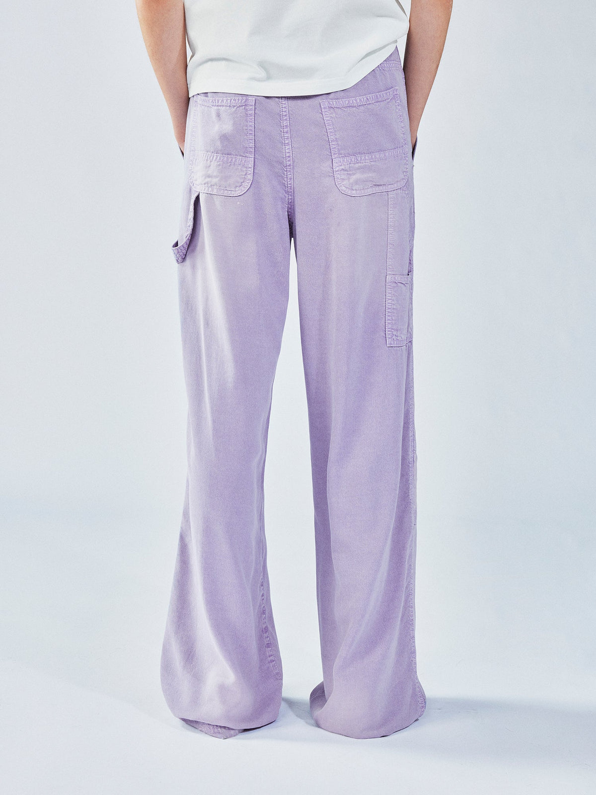 Tencel denim utility pants