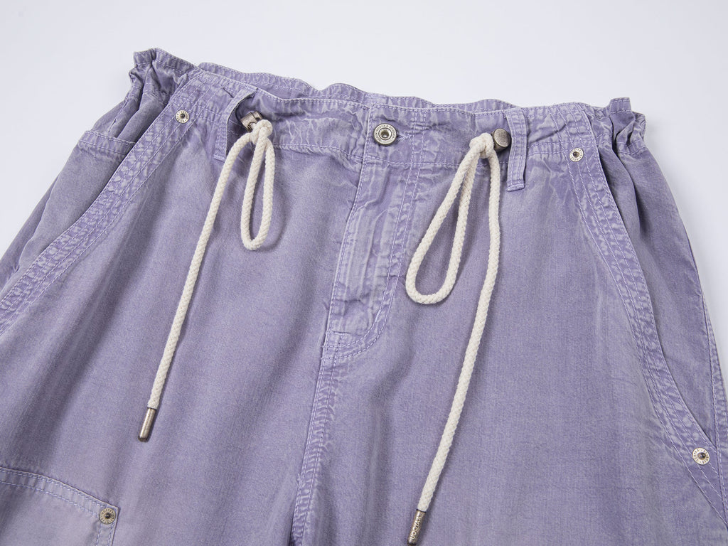 Tencel denim utility pants