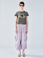 Tencel denim multi-pocket pants