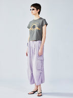 Tencel denim multi-pocket pants
