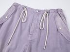 Tencel denim multi-pocket pants