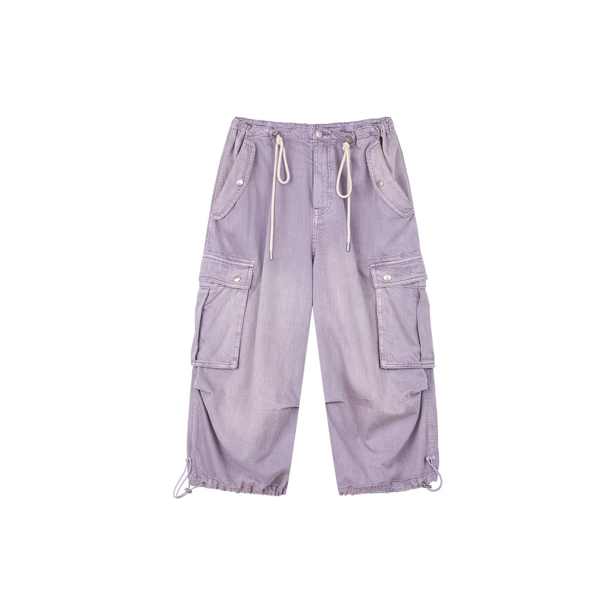 Tencel denim multi-pocket pants
