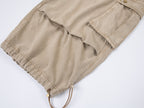 Tencel denim multi-pocket pants