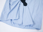 Cat-chasing-butterfly embroidery shirt