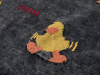 ‘Introverted personality type’ duck jacquard knit tee