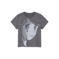 Moody girl print rhinestone T-shirt