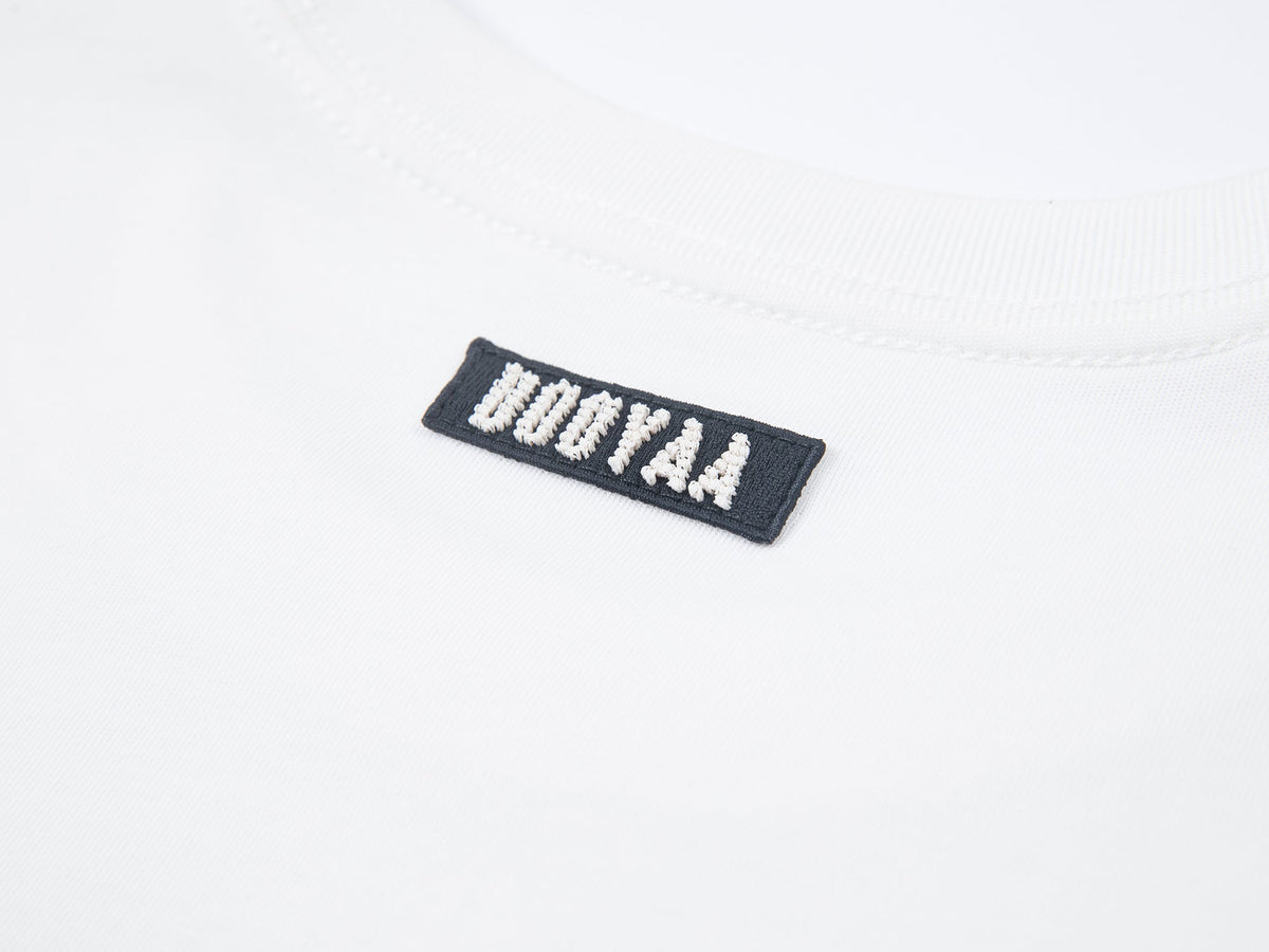 3D pixel logo print T-shirt