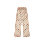 Hand-sketched dynamic cherry print pajama pants
