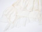 Tiered lace jacquard camisole