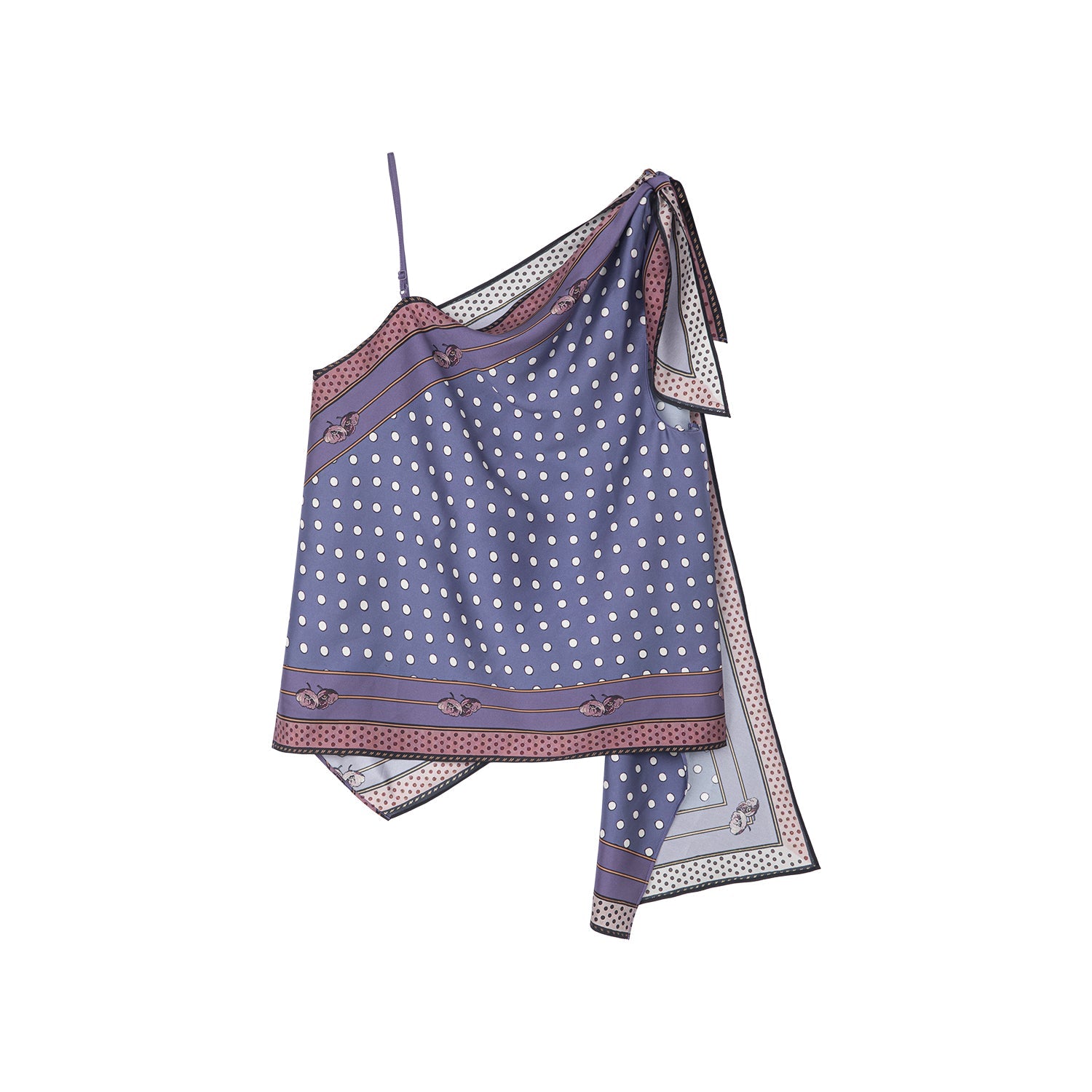 Scarf-twist camisole