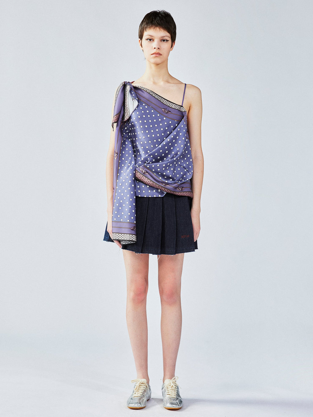 Scarf-twist camisole