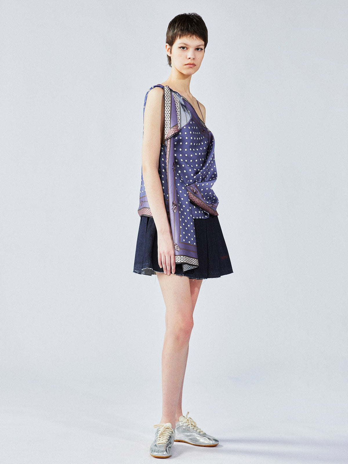 Scarf-twist camisole