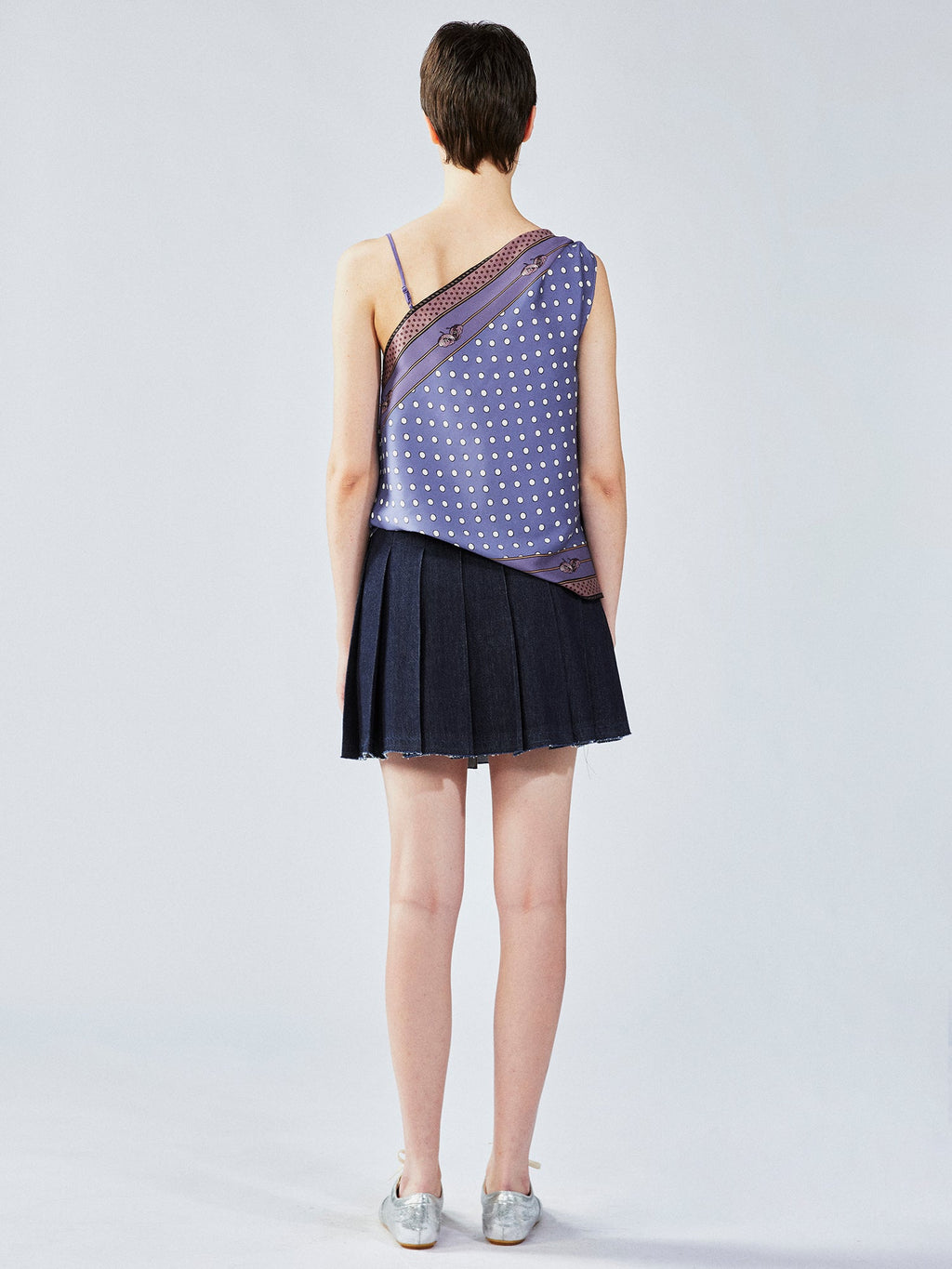Scarf-twist camisole