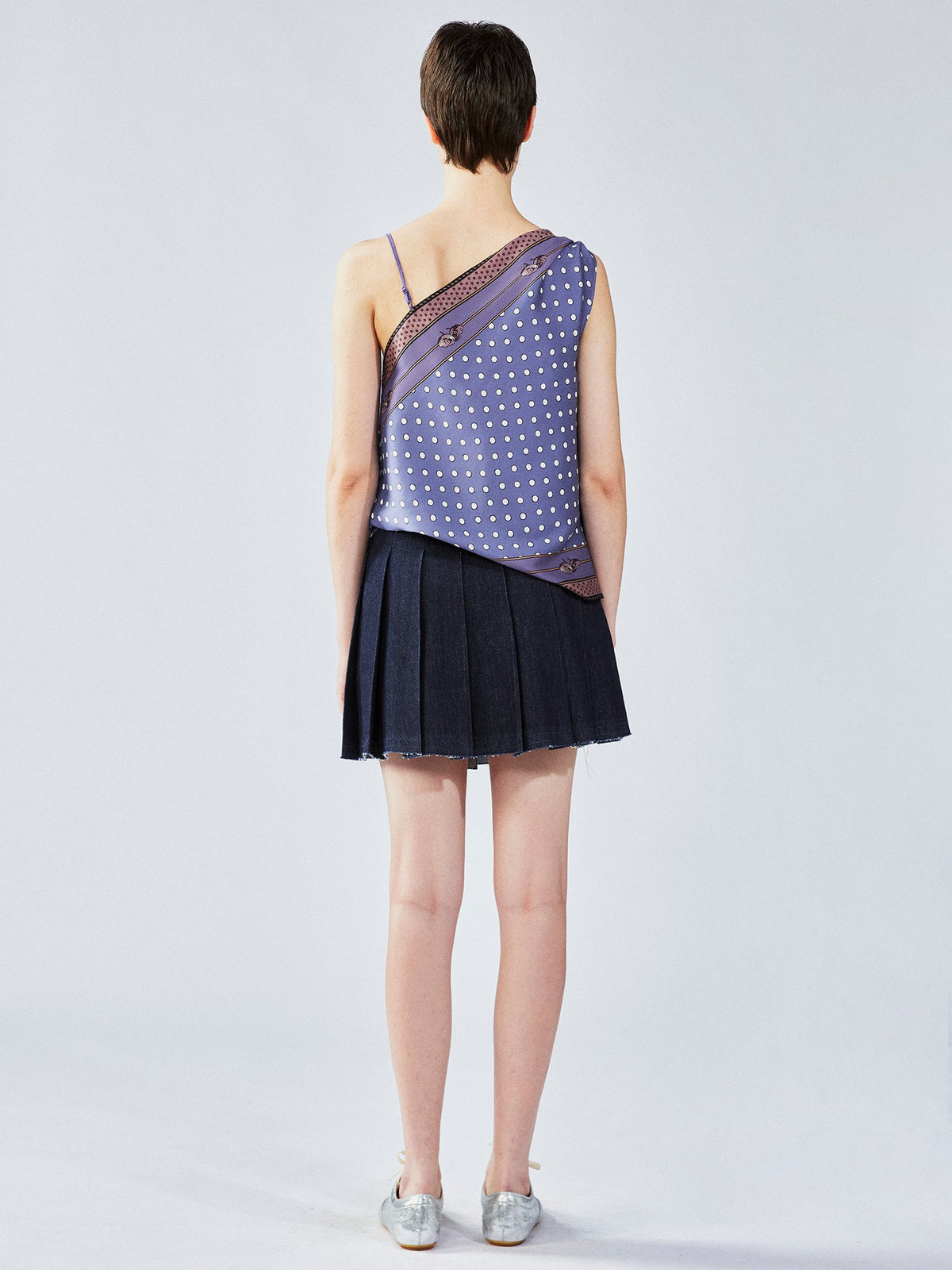 Scarf-twist camisole